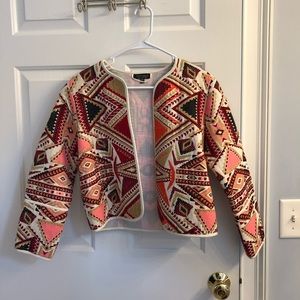 Topshop Aztec coat